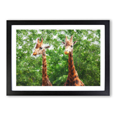 Two Giraffes Vol.2 - Picture Frame Painting