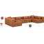 Canapé modulaire en similicuir 6 pièces Houswerth-94884338
