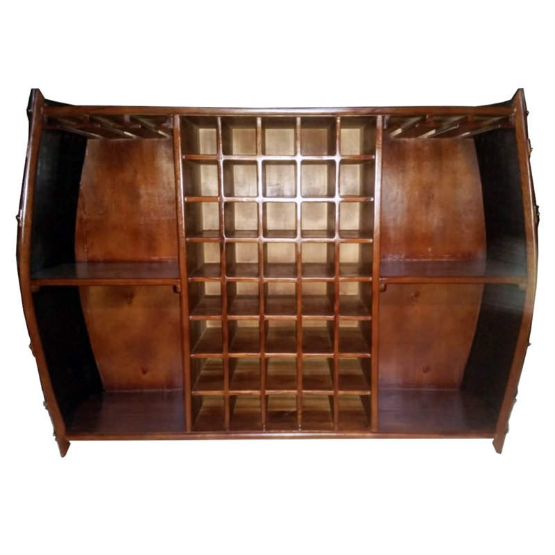 49'' Solid Wood Wine Bar