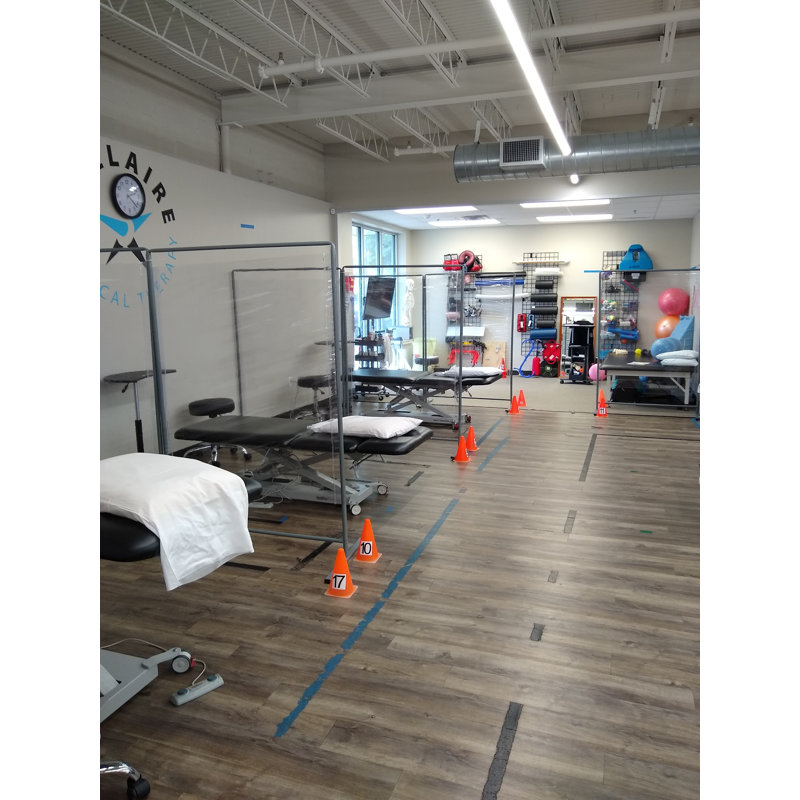Blantex 62" x 70" Clear Partition KD