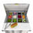 27 in. Commercial 1Door Refrigerated Mega Salad and Sandwich Prep Table, 12 Pan Capacity and 7.1 Cubic Feet of Storage