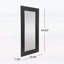 Miroir mural en bois rustique
