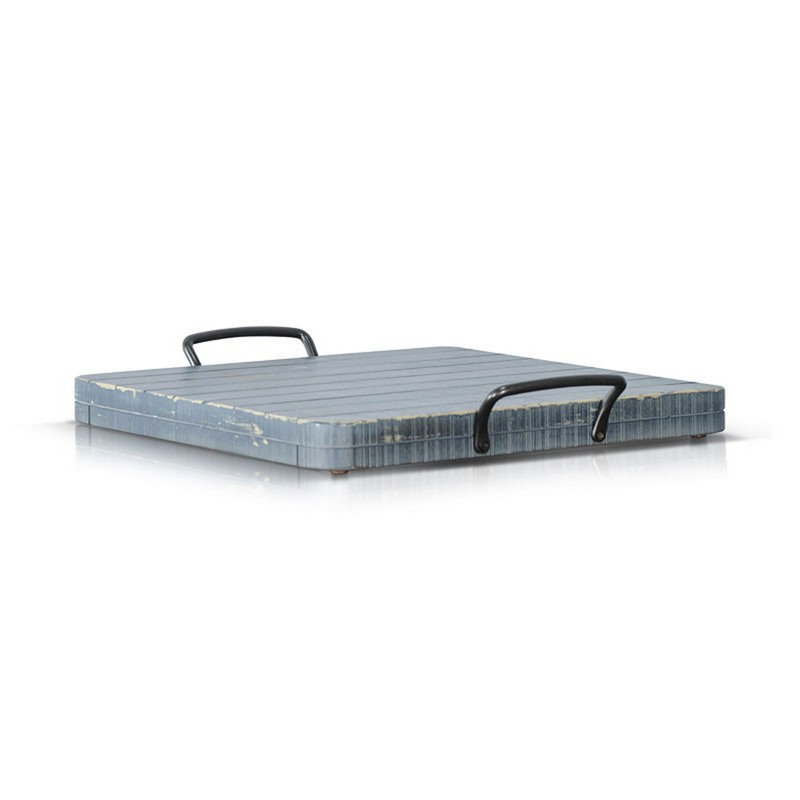 Solid Wood Tray, Blue