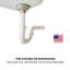 Siphon en P 1,5 "ou 1,25"