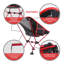 Chaise pliable Echosmile Red-87388553
