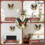 Horloge murale papillon