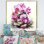 Mauve orchidée beauté III - art mural orchidée