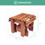 Fauteuil à bascule Adirondack en cèdre rouge aromatique de l'Est, avec repose-pieds, de la collection American Furniture Classics
