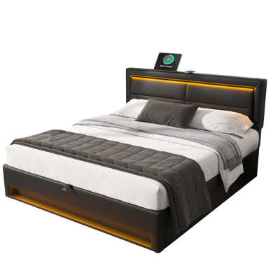 Upholstered Storage Bed