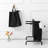 2 110L Laundry Hamper With Lid, Sorting Cards, Black Cloth For Storage Large Lid And Fabric Clothes &
