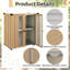 Garden Storage Box Shed Small, Metal Cabinet Cupboard