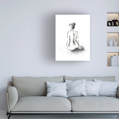 Bolog Line And Brush The Glance Of Peace Canvas Art