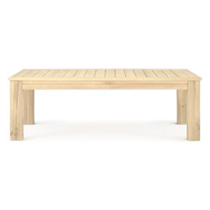 Paulet Rectangular Acacia Outdoor Coffee Table 23" W 47" D