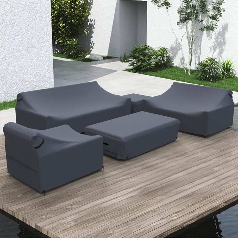 Ensemble de conversation pour canapé en teck Melrose