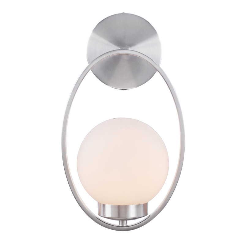 Applique pour salle de bain Aspen, Nickel satiné