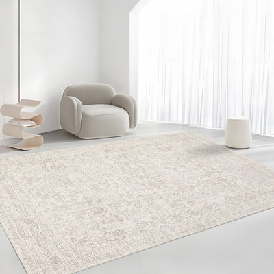 Tapis rétro antidérapant lavable à la machine Vintage