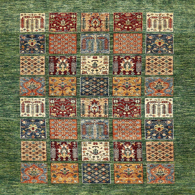 Abstract Indoor Rug, Square 8'