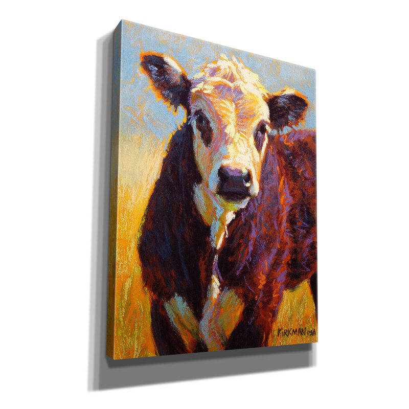 «Moofasa» par Rita Kirkman, art mural sur toile, H 16 po x l 12 po x P 0,75 po