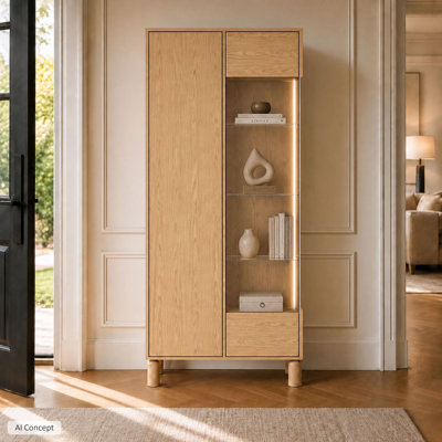 89 cm W Display Cabinet