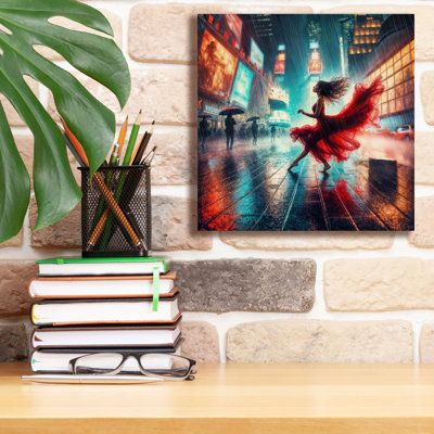 'Dancing In A Rain' by Rey Klimt Wall Art