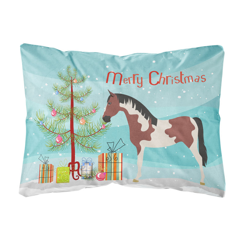  Coussin Pinto Horse Christmas