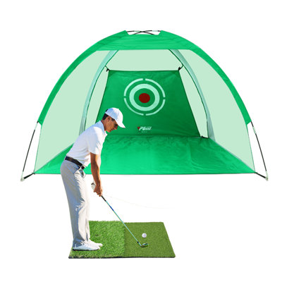Golf Training Net Driving Range & Chipping For Indoor & Outdoor -  HOME CASA, HCLXW0212-07GBM