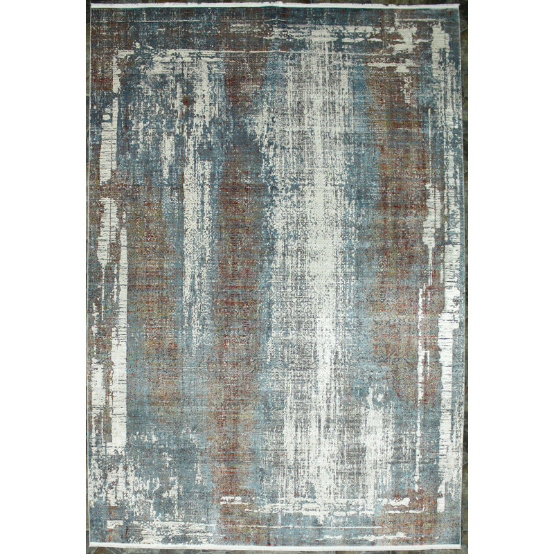 8X10 Hand Tufted Modern Contemporary Antep Area Rug, Rectangle 5'2" x 7'6"