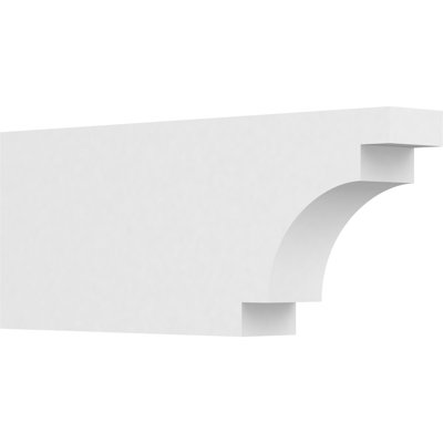 3"W x 8"H x 20"L Standard Mediterranean Architectural Grade PVC Rafter Tail