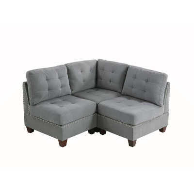 ENSEMBLE MODULAIRE - 3 pièces en gris