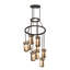Lustre cylindrique à 9 lumières