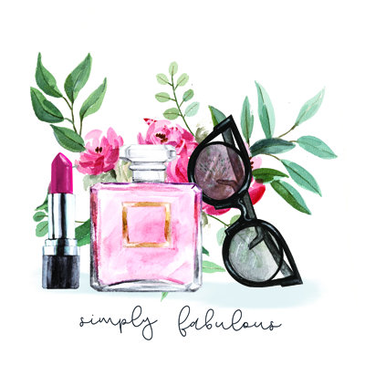 Simply Fabulous Fashion - Wrapped Canvas Painting