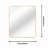 30 "x36" Rectangular Bathroom Wall Mirror-1946115136