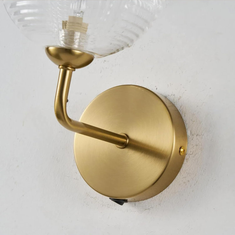 Armed Sconce, Brass
