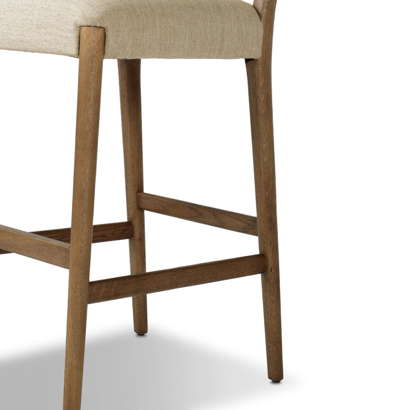 Rothler Stool-Alcala Wheat-Counter, Bar Stool (31” Seat Height), Beige, Brown