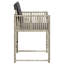 Outdoor Patio Dining Armchair with Cushion-521046452-521046454