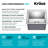 KRAUS Standart PRO Drop In 16 Gauge Bar Stainless Steel Kitchen Sink-98155465-98155466