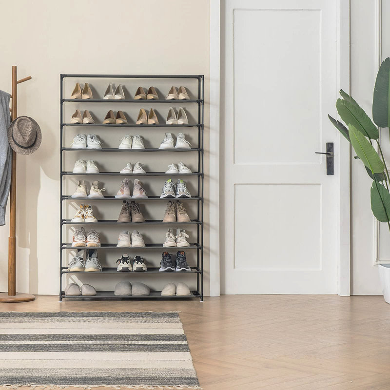36 Pair Shoe Rack, Black