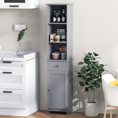 Aadhith Freestanding Linen Cabinet