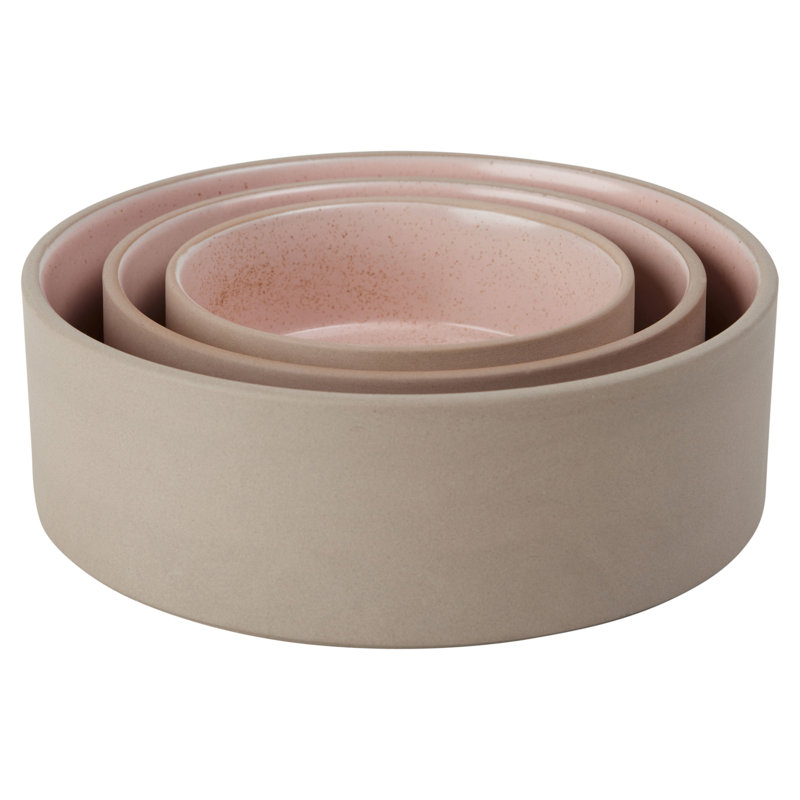 Sia Dog Bowl - Small - 380Ml, Rose, Medium (3.46 cups/ 27.73 fluid oz)