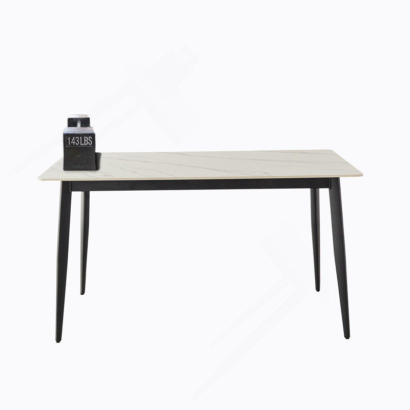 1 Piece Rectangular Dining Table without Chair