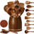 12 PCS Wooden Utensil Set