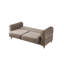 Causeuse convertible en tissu de velours Melody