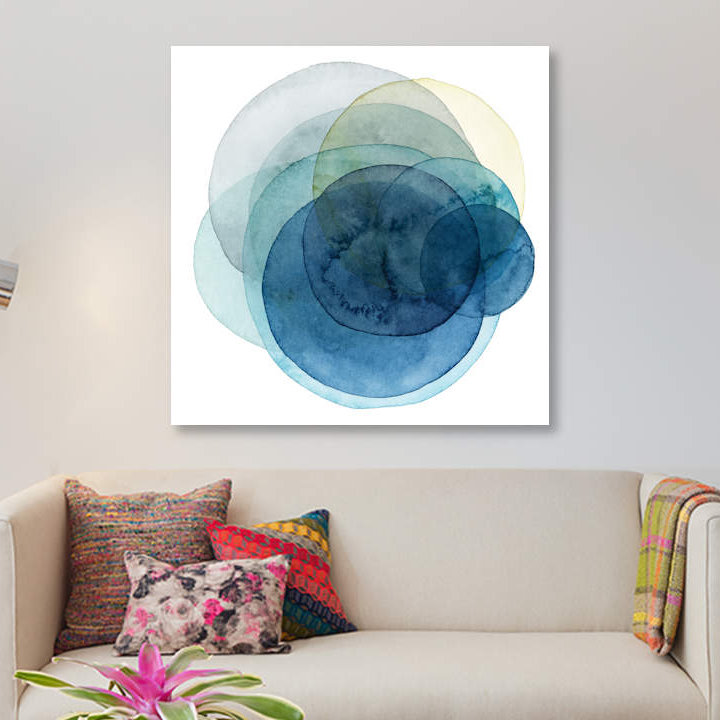 « evolution des planètes i », impression sur toile, H 18 po x l 18 po x P 1,5 po
