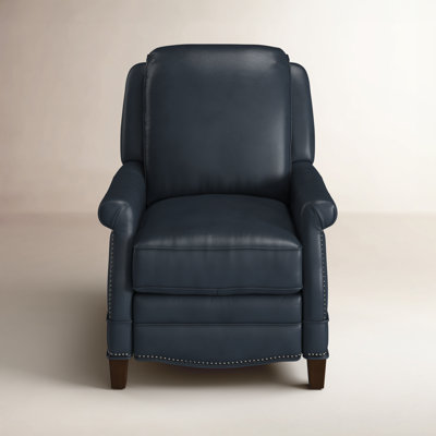 Dunlevy 32.3" Wide Leather Manual Club Recliner