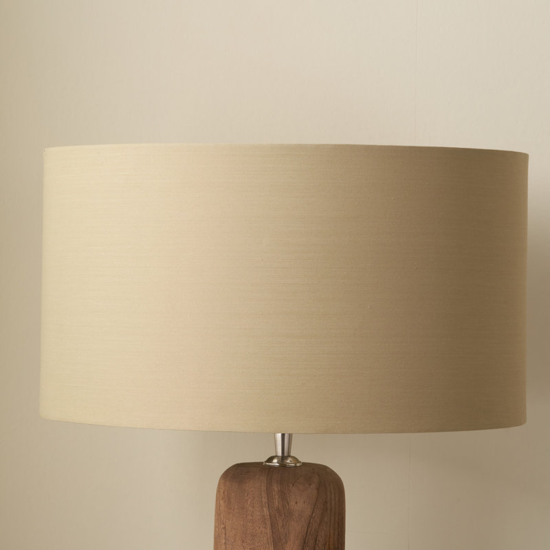 Drum Lamp Shade ( Screw On ), 23cm H x 40cm W x 40cm D, Taupe