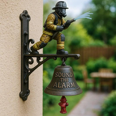 Thème de sonnette de porte avec sonnette en métal
