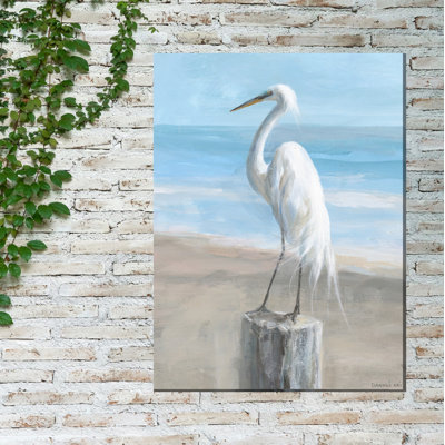 Egret Portrait All Weather Art d'extérieur