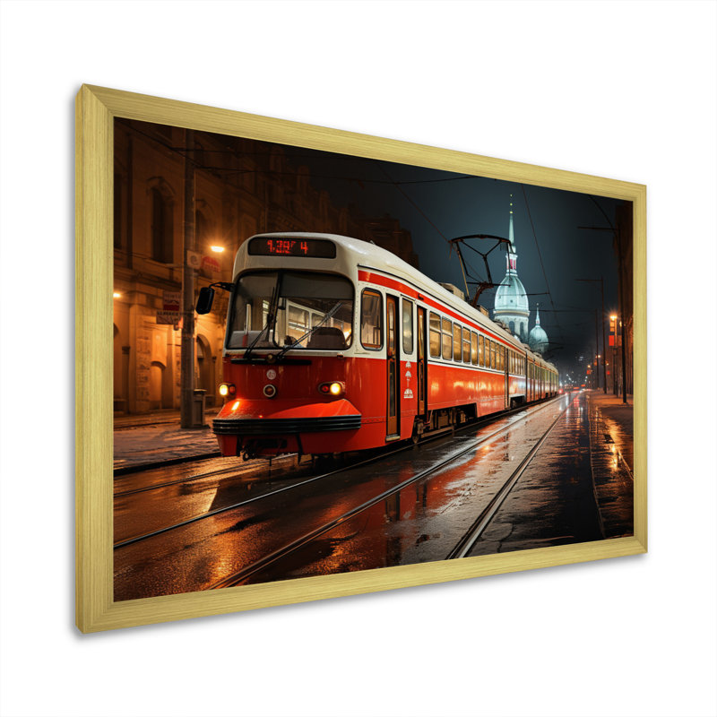" Canada Cityscape Elegance II ", Gold, 30" H x 40" W x 1.5" D