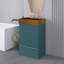 Meuble-lavabo autoportant 20 po en rouge avec comptoir intégré en acier inoxydable 304 brossé-1164279559