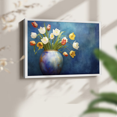 Floral Series-XCVI -Framed Print - Restickable
